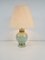 Hollywood Regency Green and Gold Ceramic Table Lamp from Le Dauphin, France, 1970s 10