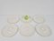 French White Earthenware Oyster Plates from Moulin des Loups, 1960s, Set of 6 6
