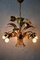 Regency Gold Color Chandelier in Metal, 1960s, Image 8