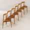 Heart Dining Set by Hans Wegner for Fritz Hansen, 1950s, Set of 7 13