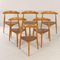 Heart Dining Set by Hans Wegner for Fritz Hansen, 1950s, Set of 7 3