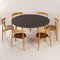 Set da pranzo Heart di Hans Wegner per Fritz Hansen, anni '50, set di 7, Immagine 12