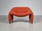 F598 Groovy M Chair attributed to Pierre Paulin for Artifort, 1970s 6