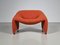 Pierre Paulin zugeschriebener F598 Groovy M Chair für Artifort, 1970er 6