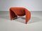 F598 Groovy M Chair attributed to Pierre Paulin for Artifort, 1970s, Image 4