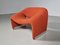 F598 Groovy M Chair attributed to Pierre Paulin for Artifort, 1970s, Image 2