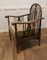 Beech and Ash Wheel Back Reclining Chair, 1930s 5