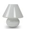 Lámparas de mesa blancas opalinas, años 90. Juego de 2, Imagen 3