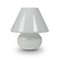 Lámparas de mesa blancas opalinas, años 90. Juego de 2, Imagen 2