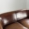 Vintage Brown Leather Sofa, Image 8
