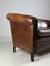 Vintage Brown Leather Sofa 10
