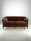 Vintage Brown Leather Sofa 1
