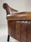 Vintage Brown Leather Armchair, Image 4