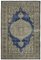 Türkischer Vintage Teppich in Beige 1