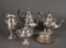Empire Style Silver Metal Coffee and Tea Service, 1900s, Set of 5, Image 1