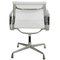 Ea-108 Drehstuhl aus weißem Netzgewebe von Charles Eames für Vitra, 2000er 3