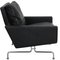 Pk-31/1 Lounge Chair in Black Leather by Poul Kjærholm for E. Kold Christensen, 1970s 2