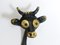 Mid-Century Brass Cow Wall Hook by Walter Bosse for Herta Baller, Austria, 1950s, Image 2