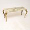 French Onyx and Brass Coffee Table, 1930s, Image 1