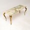 French Onyx and Brass Coffee Table, 1930s, Image 3