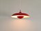 Red Ra-40 Pendant Lamp by Piet Hein for Lyfa, Denmark, 1960s, Image 5