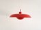 Lámpara colgante Ra-40 en rojo de Piet Hein para Lyfa, Dinamarca, años 60, Imagen 1
