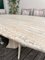 Travertine Dining Table, 1980s 5