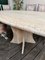 Travertine Dining Table, 1980s 9