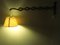 Lampada da parete a forbice in teak di Erik Hansen, Danimarca, anni '60, Immagine 10