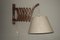 Lampada da parete a forbice in teak di Erik Hansen, Danimarca, anni '60, Immagine 4
