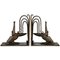 Art Deco Wrought Iron Pelican Bookends by Edgar Brandt, France 1924, Set of 2 1