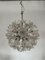 Lámpara de suspensión Sputnik de cristal de Murano atribuida a Paolo Venini para VeArt, años 70, Imagen 1