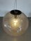 Lámpara de suspensión esférica grande de cristal de Murano, años 60, Imagen 5