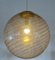 Grande Lampe à Suspension Sphère en Verre de Murano, 1960s 2