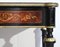 Mesa auxiliar pequeña estilo Luis XVI de peral oscuro y nudo de tuya, siglo XIX, Imagen 32