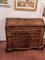 Venetian Walnut and Burl Walnut Paved Flap Secretaire with Wavy Front, 1700s 3