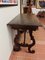Early 20th Century Tuscan Fratino Style Table in Walnut with Lyre Legs, Image 4