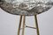 Brass Hand-Sculpted Side Table by Samuel Costantini 5