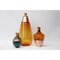 Pfirsich & Messing Vase aus mundgeblasenem Glas von Pia Wüstenberg 5
