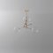 RD15 3 Arms Polished Nickel Chandelier by Schwung 6