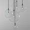 Cluster 5 Mix Polished Nickel Chandelier by Schwung, Image 7