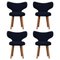 Kvadrat/Hallingdal & Fiord WNG Chairs by Mazo Design, Set of 4 1