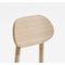 Bokken Upholstered Chairs in Natural Beech, Visone by Colé Italia, Set of 4, Image 6