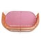 Orange Caribe 2 Seater Bench by Sebastian Herkner 4