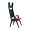 Colette Armchair in Turquoise, Blue & Red by Colé Italia 1