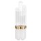 Cactus Big Transparent Polished Brass Floor Lamp by Pulpo 1