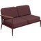Nature Burgundy Double Right Modular Sofa by Mowee 2
