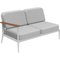 Nature White Double Right Modular Sofa by Mowee 2