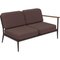 Nature Chocolate Double Left Modular Sofa by Mowee 2