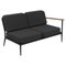 Nature Black Double Left Modular Sofa by Mowee 1